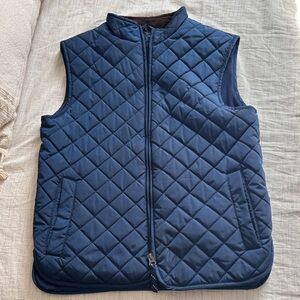 Class Club Navy Quilted Vest